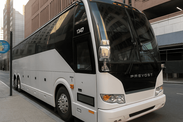 a Pharr Coach Bus Service coach bus
