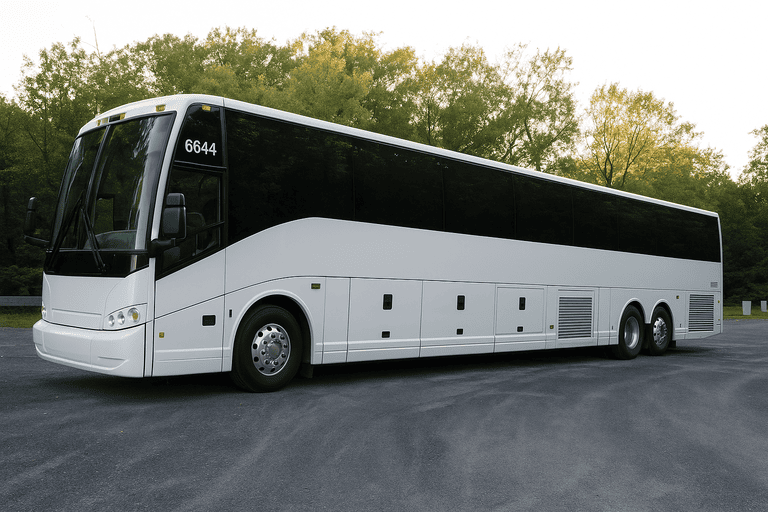exterior of Pharr Coach Bus Service coach bus