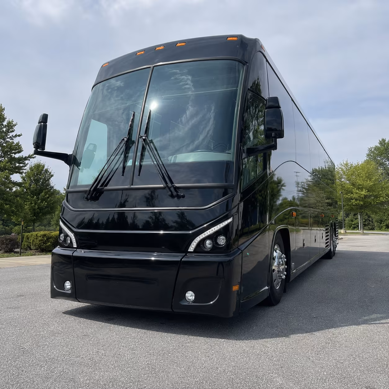 charter bus transfers between pharr hotels and mfe