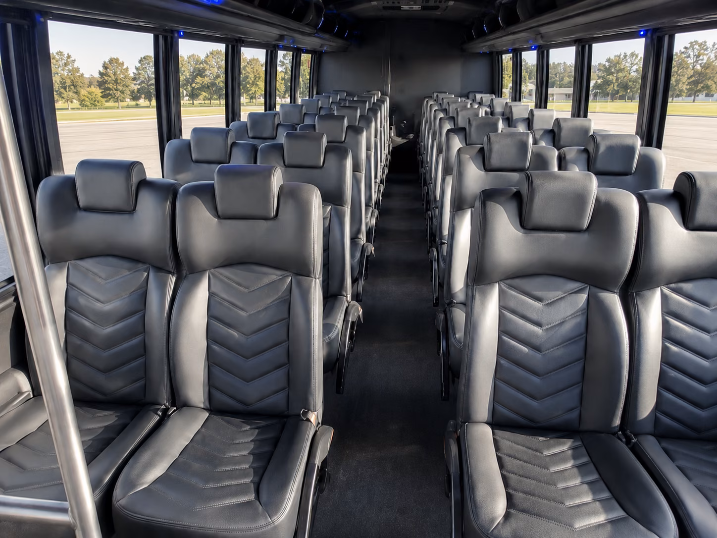 pharr 15 passenger minibus inside