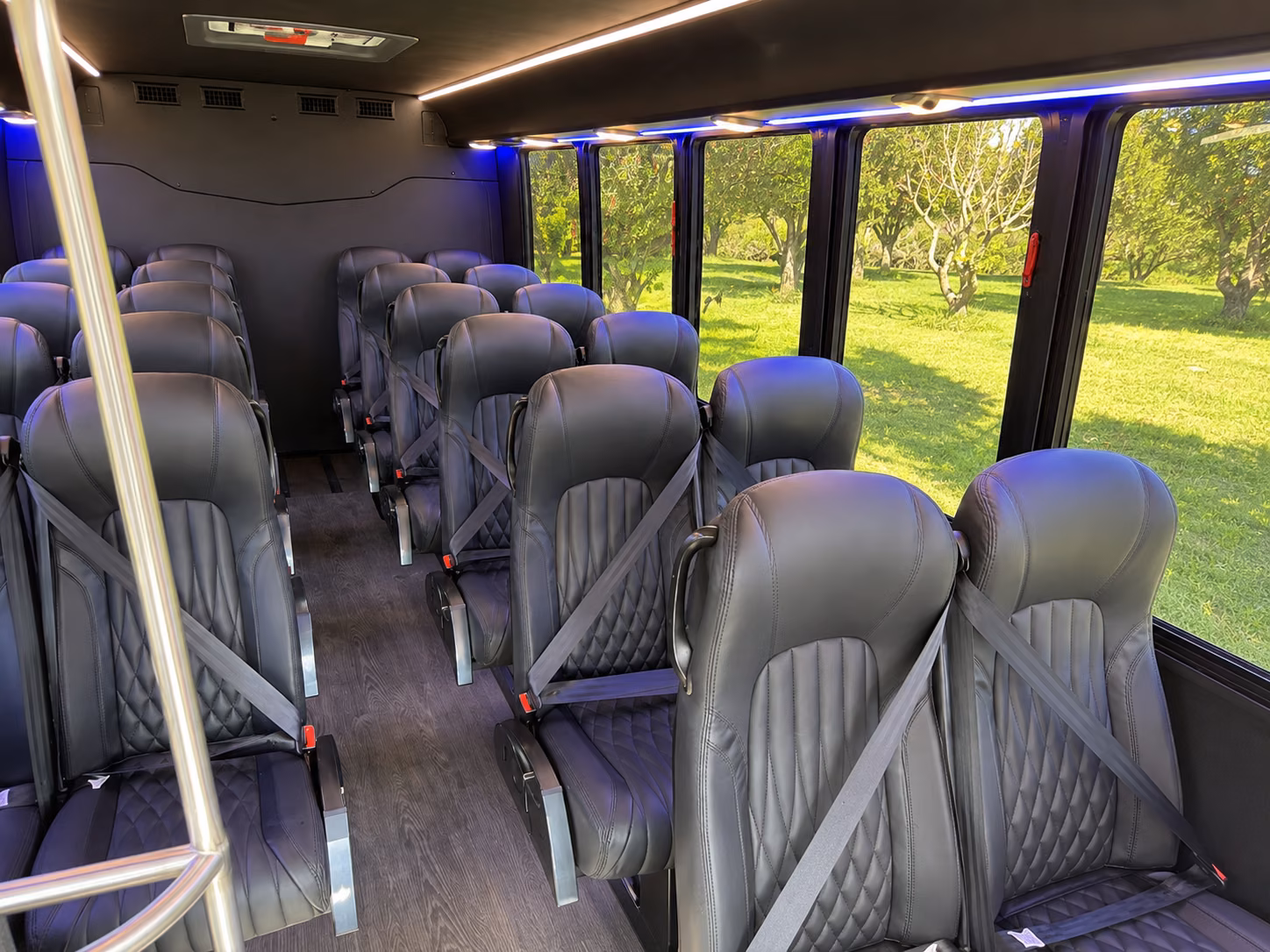 pharr 15 passenger minibus interior