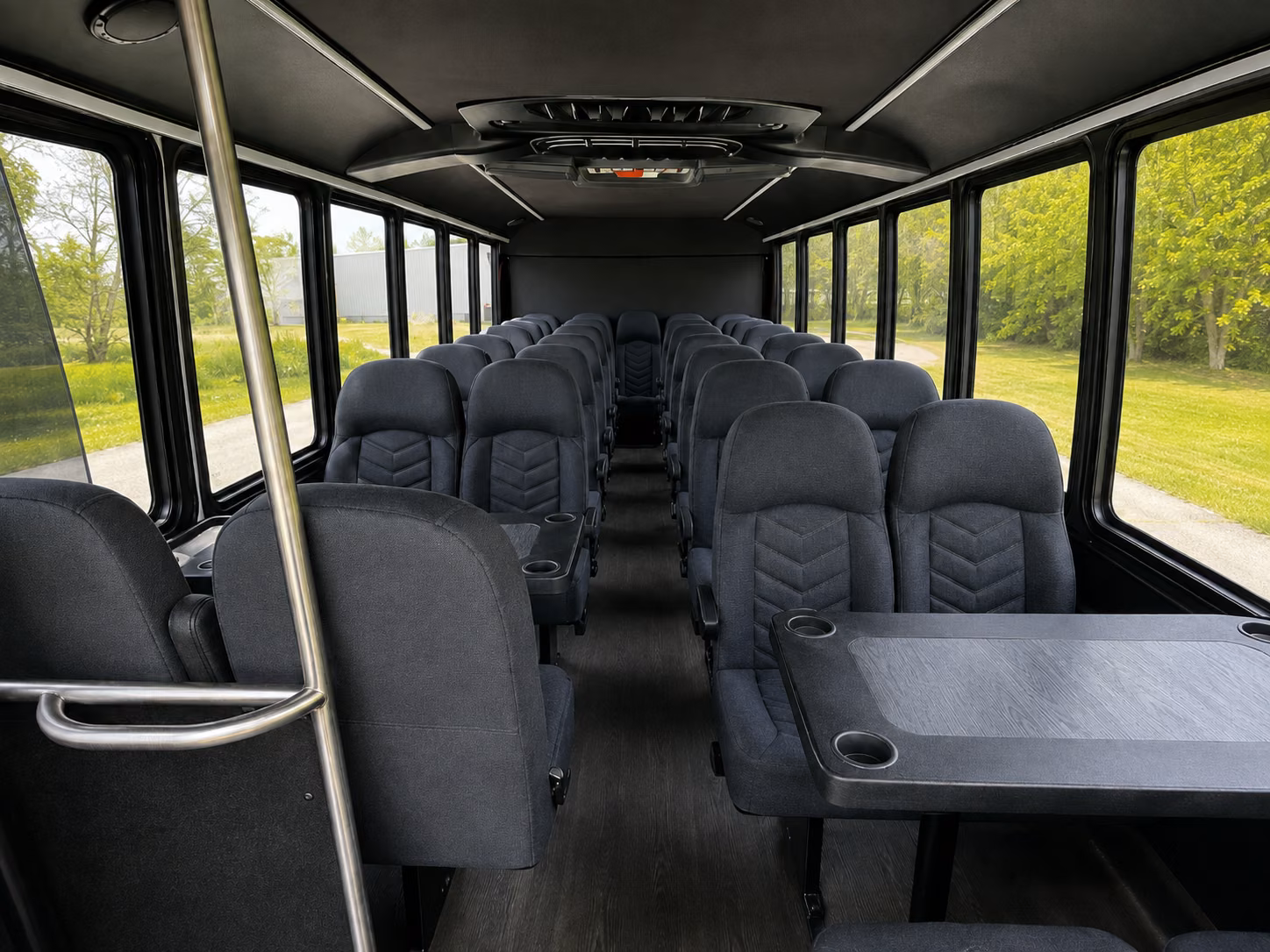 pharr 18 passenger minibus inside
