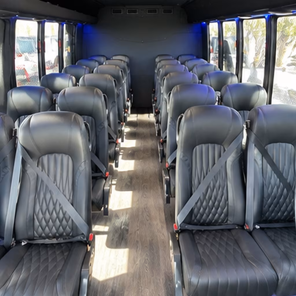 pharr 25 passenger minibus inside