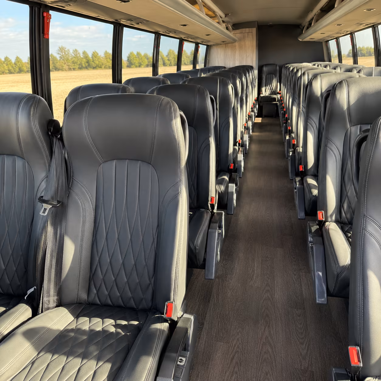 pharr 25 passenger minibus interior
