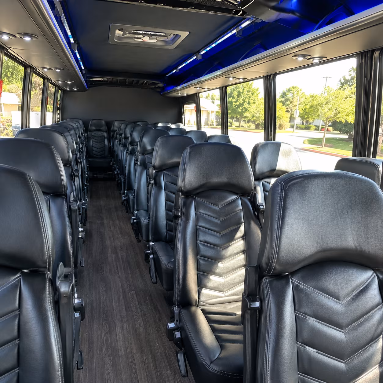 pharr 30 passenger minibus inside