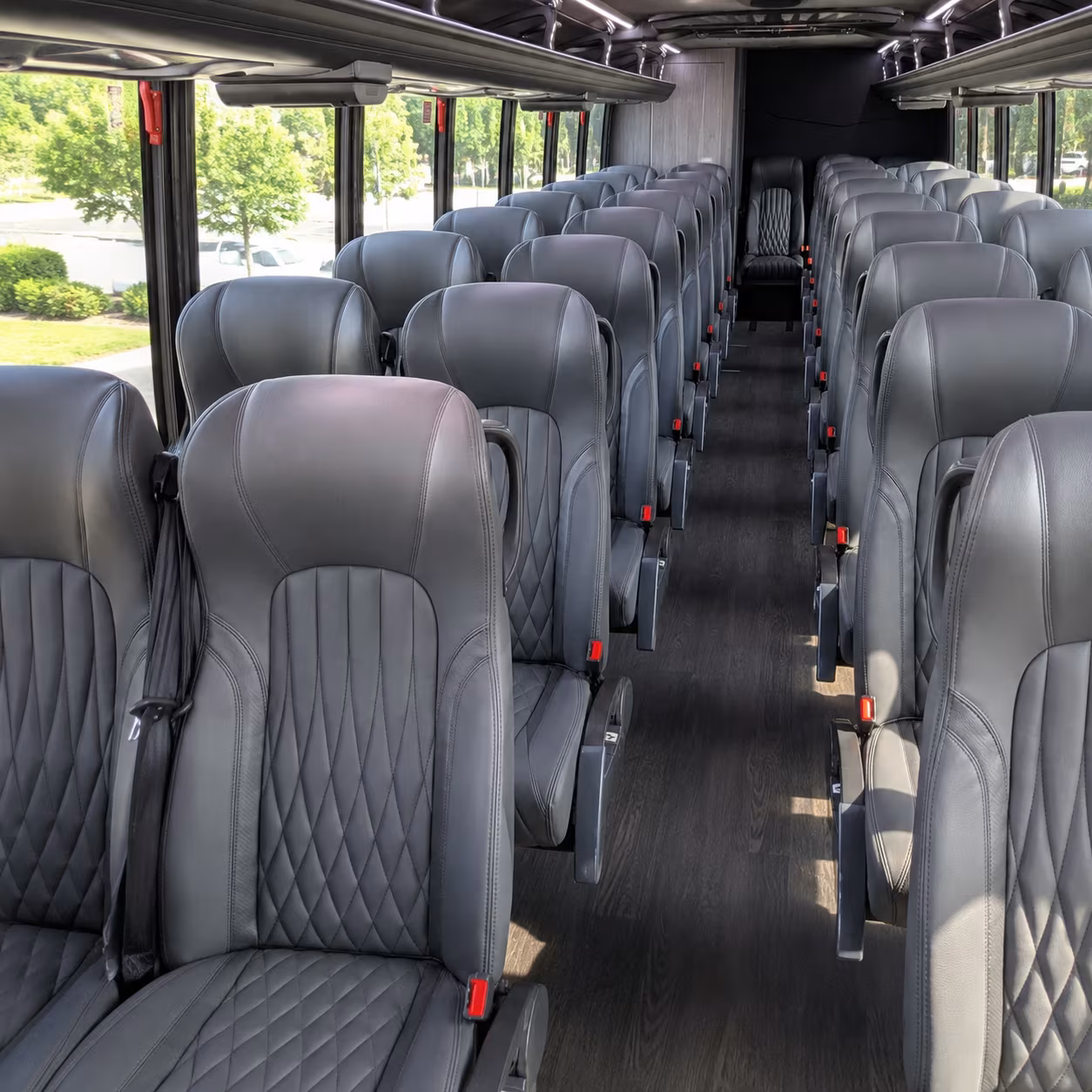pharr 35 passenger minibus interior