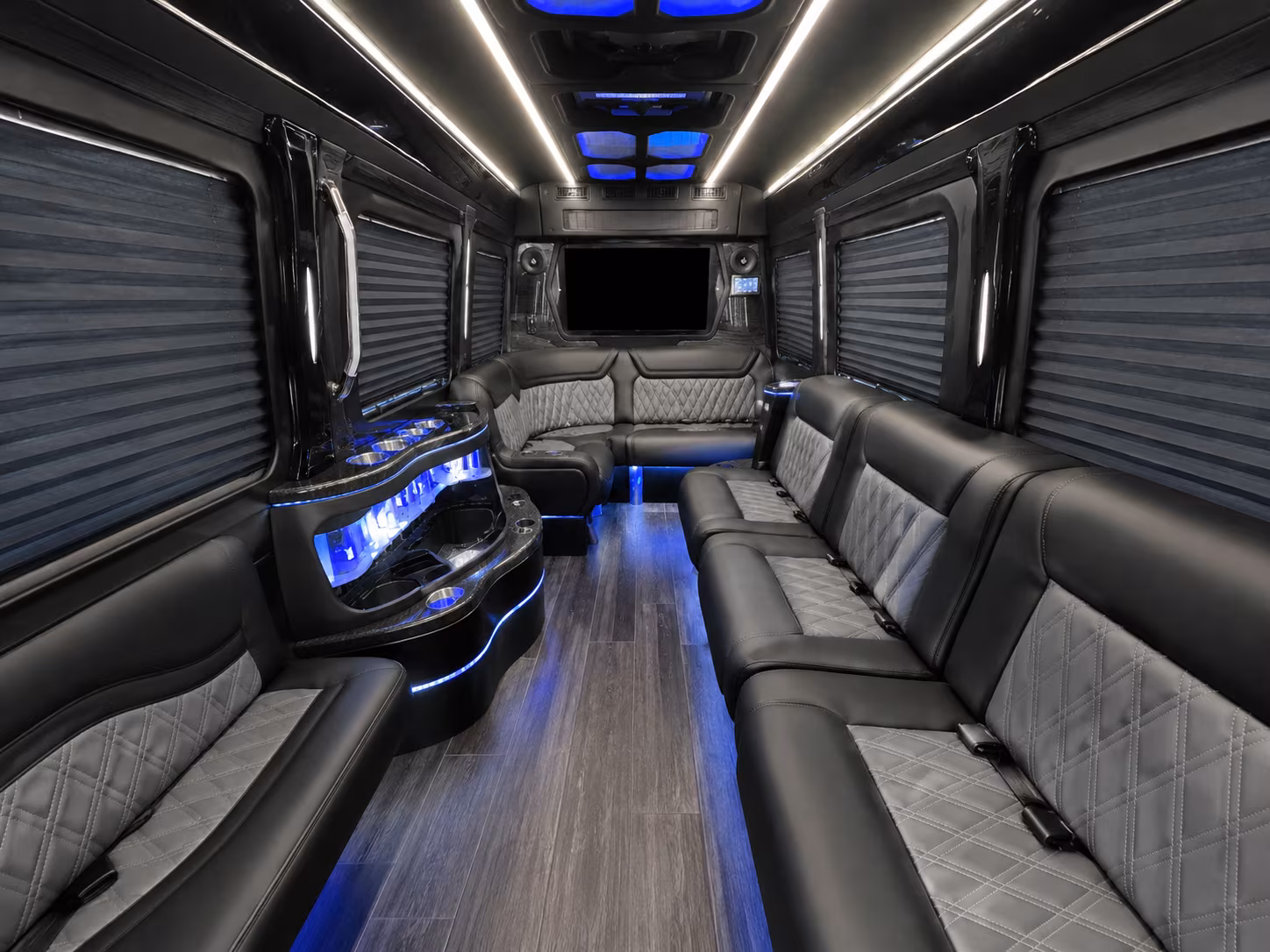 pharr sprinter limousine inside