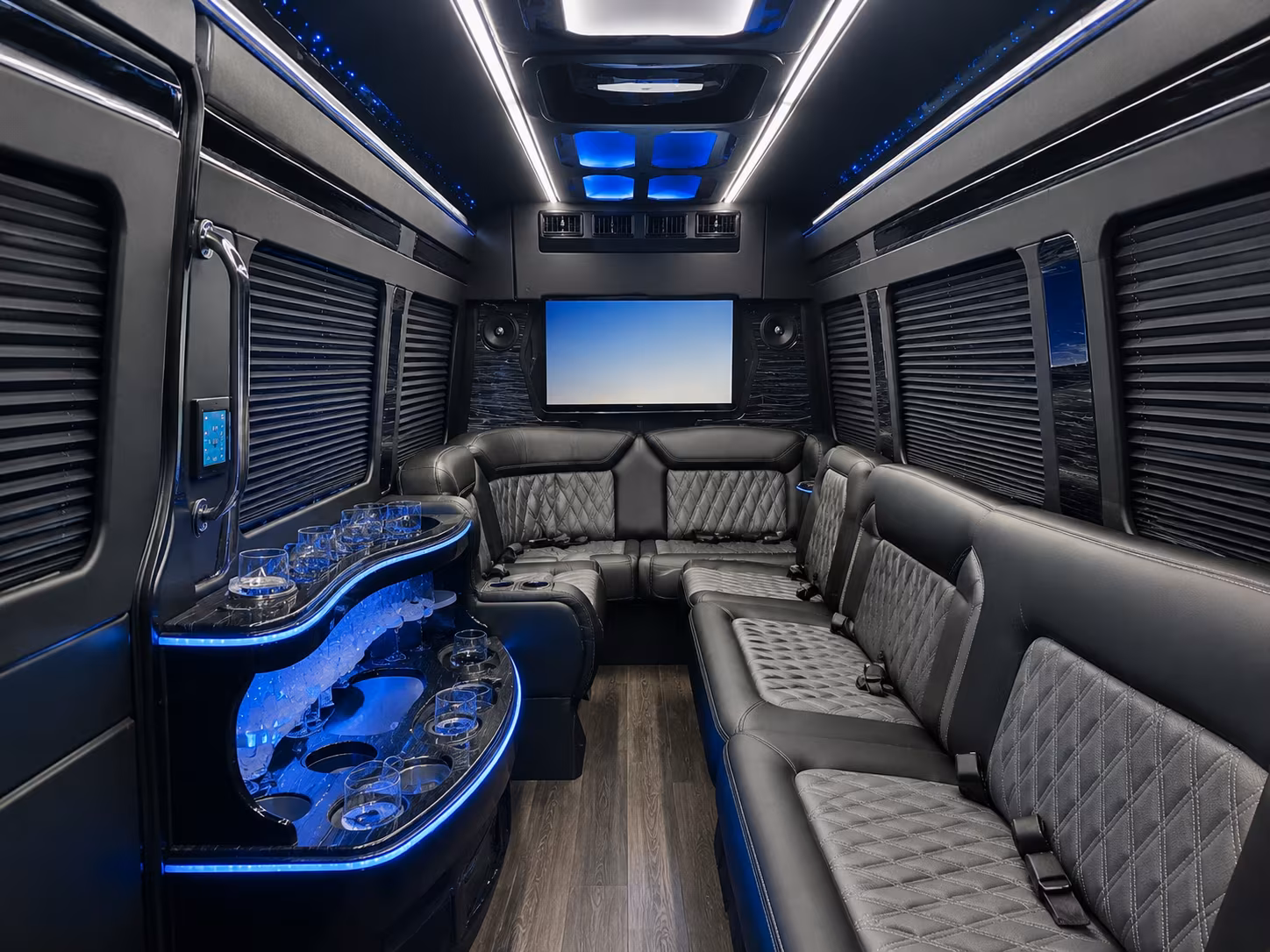 pharr sprinter limousine interior